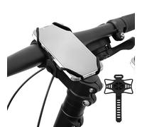Ghjkldha Motorcycle Phone Stand, Silicone Elastic Mount, 9.25x5.43 inches, 360 Degree Rotatable Holder, Secure Grip Design, Shock Absorbing Support, Ideal for Bike Scooter Navigation