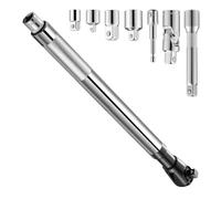 Ghjkldha Offset Socket Wrench, Handles Tight Fasteners, 1/4in Drive Spanner with Extended Reach, Steel Repair Tool Anti Slip Grip, Mechanical Hand Tool with Angled Access, Maintenance Equipment