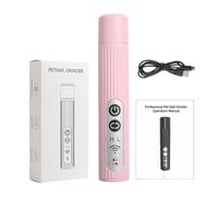 Ghjkldha Pet Nail Grinder, Electric Rechargeable Nails Grinder, Fingernail Trimmer for Large Dogs, 15.5 x 2.9 cm Pet Grooming Tool with Light, Ideal for Dog, Cat Lovers and Easy Care