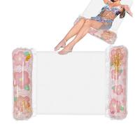 Ghjkldha Pool Float Chair, Glitter Water Lounger, Inflatable Lounge Seat, Summer Swim Raft, Floating Relax Chair, for Beach Lake River Swimming Tanning Party Summer Travel Pool Activity Use