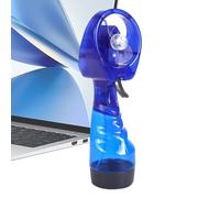 Ghjkldha Portable Fan with Misting, Camping Cooling Device, Outdoor Sports Fan, 2.76x10.83 Inches, Water Tank Capacity, Adjustable Spray, for Desk Hiking Fishing Barbecue Jogging Use