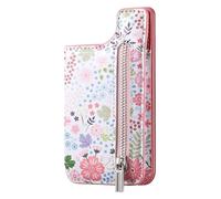 Ghjkldha Portefeuille magnétique pour téléphone Portable, Porte-Cartes antivol, Multifonctions, Organiseur sécurisé de crédit et de Monnaie, Fermeture, Design Compact, idéal pour Un Usage