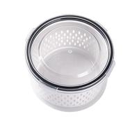 Ghjkldha Reusable Food Storage, Fresh Produce Keepers, Easy Clean with Stackable Design, Travel Organizer with Clear Lid, Kitchen Supplies, 6.30x6.30x3.86 Inches Free Containers for Meal Prep