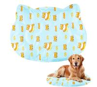 Ghjkldha Self Cooling Pet Mat, Gel Cooler Cat Mat, Dog Summer Heat Relief Pad, Pressure Activated Cool Pad with Scratch Resistant, Lightweight Foldable Design for Indoor Living Room Bedroom