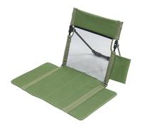 Ghjkldha Siège de Gradin - Siège Pliable Extérieur avec Support - Sièges Portables avec Dossier pour Plage Pêche Voyage Pelouse Jardin Pique-Nique