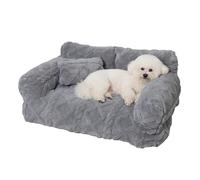 Ghjkldha Soft Plush Sofa Dog Bed Cushion, Comfortable Pet Lounge Bed, 24 inch Pet Cushion with Elastic Support, Non Slip Base Pets Mat, Cat Crate Beds with Soft Fabric, Pets Sofa for Home and Bedroom