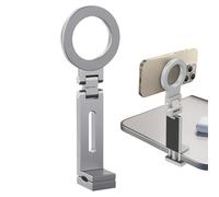 Ghjkldha Support de téléphone pour avion, support de téléphone de vol, clip magnétique rotatif à 360 degrés, support compact et pliable pour voyage, selfies, vlogging, regarder des vidéos, 3,26 x 6,9