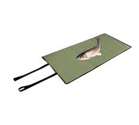 Ghjkldha Tapis De Décrochage De Pêche - Fournitures De Pêche Imperméables,Tapis pour Le Débarquement Et Le Décrochage des Poissons,pour Bar Truite Silure Eau Salée Eau Douce Rivage Fournitures De