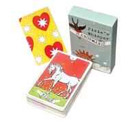 Ghjkldha Tarot Deck, Oracle Kit, Party Game, 36 Cartes de Guidage spirituelles, Art coloré, lectures faciles avec Feuille de Guidage, boîte Portable pour Les réunions de Voyages à Domicile