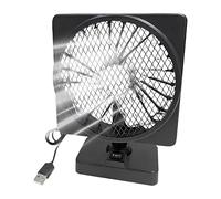 Ghjkldha Ventilateur de voiture 12 V, dispositif de refroidissement à brancher, circulation d'air à 360 degrés, 11,9 x 6,2 x 19,1 cm, tête rotative réglable, pour van, SUV, camping-car, berline