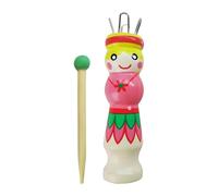 Ghjkldha Weaving Needle Tool, Charming Doll Design, Craft Making Gadgets, Wood Weaving Tools, DIY Bracelet Kit, Rope Ornament Accessories, Handmade Craft Supplies for Grandma Lover Adult Beginner