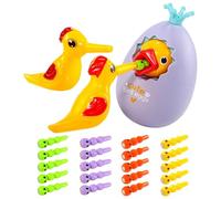 Ghjkldha Woodpecker Toy Kids, Blue, Purple, Magnetic Worm, Catching Game for Learning, Coin Bank avec Un développement de Moteur Fin, pour Les Filles de la Classe préscolaire des garçons