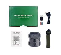 GHJKLZNMRU Caméra de chasse 1080p 12MP Induction vision nocturne Trail Caméra d'observation extérieure des animaux 600B+32G Carte mémoire 3051 Caméra de vision nocturne (couleur : comme indiqué)