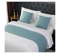 GHJrtHFJ Couvre-lit, Chemins de lit et écharpes - Écharpe Unie à Une Seule Couche, Style Moderne(Light Green,50 * 240cm for 180cm Bed)