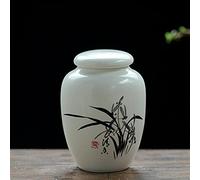 GHJrtHFJ Urnes funéraires pour Animaux de Compagnie, Urne funéraire en céramique for Animaux de Compagnie, Petite, Multicolore(3 Orchid)