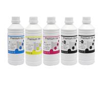 GHJtRs 1000ml PFI 107 PFI 307 PFI 707 Pigment Ink and Dye Encre Recharge Compatible avec IPF670 IPF680 IPF685 IPF770 IPF780 IPF785 IPF830 IPF840 IPF850 Imprimantes(1000ML-Dye-BK)
