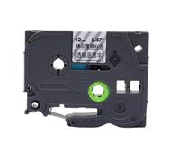 GHJtRs 12 mm TZ231 TZ241 TZ251 TZ231 TZ241 Cassette de Bande Compatible Compatible avec Le Ruban de Ruban en Lame(Black on Clear)