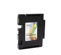 GHJtRs 1set SG500 Ink Cartridge Compatible avec Sawgrass SG500 SG1000 Imprimante Mise à Jour de la Puce de Sublimation Encre et ne jouez Pas de numéro de série(SG500-Y)