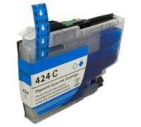 GHJtRs 4COLOR LC424 CARTRIDGES À L'ENK Norme Compatible Compatible avec L'IMPRIMANCE DCP-J1200DW La Machine multifonctionnelle Fonctionne avec des imprimantes compatibles(1PC C)