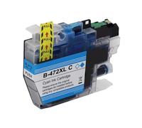 GHJtRs 4COLOR LC472 LC472XL CARTRIDE À L'ENK Compatible avec MFC-J2340DW MFC-J3540DW MFC-J3940DW Printers REMPLACEM(LC472XL-C)