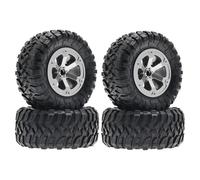 GHJtRs 4pcs 73 mm Ensemble de Roues de Pneu Compatible avec MN MN98 MN99S C14 C24 C24-1 C34 C54 B14 B24 B16 B36 FY002 FY003 RC Modèles de Voiture Remplacement Pièces de Remplacement