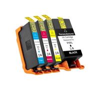 GHJtRs 910xl 910 Cartouche Encre Compatible avec OfficeJet 8010 8012 8013 8014 8015 8017 8018 8020 8022 8023 8024 8025 8026 8028 8035 Pritres(1SET)
