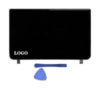 GHJtRs Accessoires Compatible avec Ordinateur Portable Compatible avec Satellite L50B L50-B L55-B S55T-B S55-B, Coque arrière LCD de Remplacement, charnière du Cadre Avant(Black A Cover)