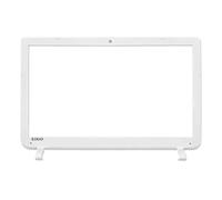 GHJtRs Accessoires Compatible avec Ordinateur Portable Compatible avec Satellite L50B L50-B L55-B S55T-B S55-B, Coque arrière LCD de Remplacement, charnière du Cadre Avant(White B Cover)