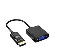 GHJtRs Adaptateur DisplayPort DP vers VGA mâle vers Femelle, convertisseur 1080P 60Hz, Compatible avec PC Portable, Moniteur TV