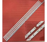 GHJtRs Bandes de rétroéclairage LED avec 12 LED, compatibles avec RNSMU5839 CHIQ U58G5500 U58G7N SL581MU 58D2P 58F8 58DP600 LB-C580U18-EF8-R(Kit 4 pcs For 1 TV)