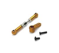 GHJtRs Bras Servo en métal 25T, klaxon de Direction, Tige de Liaison Compatible avec Les pièces de Mise à Niveau de Voiture RC 1/16, Accessoires modèles 16207 16208 16209 16210(Yellow)