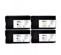 GHJtRs Cartouche à Encre Compatible Compatible avec 950xl 951xl 950 951 Fonctionne avec OfficeJet Pro 8100 8600 8610 8620 8630 251DW 276DW(BK C M Y)