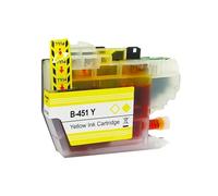 GHJtRs Cartouche à Encre Compatible LC451XL LC451 XL 451XL Capacité pour DCP-J1050DW J1140DW J1010DW(LC451 Y 1PC)