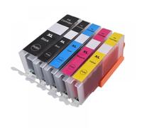 GHJtRs Cartouche à Encre Compatible PGI470 PGI470BK 470C LI471 Compatible avec MG5740 MG8640 TS5040 TS6040 TS5040 TS6040 5740 Imprimer(1PGBK 1BK 1C 1M 1Y)