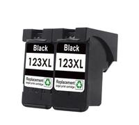 GHJtRs Cartouche à Jet d'encre remboursée Noire 123xl Compatible avec 123 123xl Compatible avec Le Bureau de Remplacement de l'imprimante de Bureau 2130 Cartouche(HP 123xl 2bk)