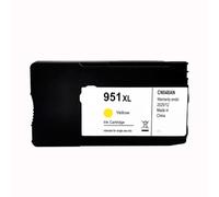 GHJtRs Cartouche d'encre Compatible Compatible avec imprimante 950XL 950 951 Officejet Pro 8100 8600 8610 8620 8630 251dw 276dw(Yellow)