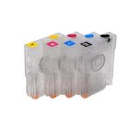 GHJtRs Cartouche d'encre de Recharge Vide 932XL 933XL avec Puce Arc Compatible avec Les imprimantes Officejet 7612 7512 7510 6100 7610 7110 6700 6600e et modèles similaires(BKCMY-12ML)