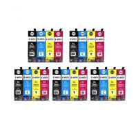 GHJtRs Cartouche d'encre pigmentée Compatible T40D, Compatible avec imprimante à Jet d'encre SureColor SC-T3100 SC-T5100 SC-T2100 T40D1 T40D2 T40D3 T40D4(5SET)