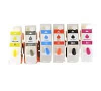GHJtRs Cartouche d'encre Rechargeable avec Puce, Compatible avec US 312 314 312XL 314XL Compatible avec imprimante Expression Photo HD XP-15000 XP15000