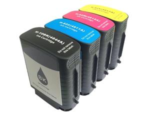 GHJtRs Cartouches à Encre compatibles Compatible avec 10 82 4844A 4911A Fonctionne avec DesignJet 500 500PS 500PLUS 800 800PS 815 815MFP 820 820MFP Printers(One Set Plus One BK)
