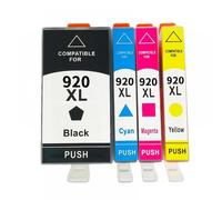 GHJtRs Cartouches d'encre compatibles 920XL, 8 Paquets, Compatible avec imprimantes OfficeJet 6000 6500 6500A 7000 7500 7500A, avec Puce(1SET)