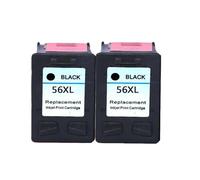 GHJtRs Cartouches d'encre compatibles Compatible avec C6656A C6657A 56 57 450 450CBI 450CI 450WBT F4140 F4180 5150 5550(2BK)