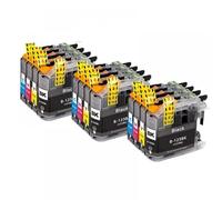 GHJtRs Cartouches d'encre XL compatibles LC123, Compatible avec imprimante MFC J4410DW J4510DW J870DW DCP J4110DW J132W J152W J552DW(3SET 12PK)