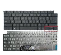 GHJtRs Clavier d'ordinateur Portable américain Compatible Compatible avec 5310 5320 5410 5415 5418 5420 5425 3320 3330 2-en-1 3420 3430 P144G P144G001 Pièce de Remplacement(Black)