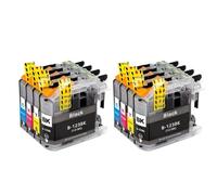 GHJtRs Compatible Inkjet Ink Cartridge LC121 LC123 121 LC123XL 123 for Printers MFC-J4610DW J650DW J4110DW J132W J152W J552DW Replacement Ink(2SET)