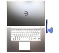 GHJtRs Composants de boîtier d'ordinateur Portable argentés compatibles avec la série 15D 7000 7570 7573 7580, Coque arrière LCD sans, Lunette Avant, Repose-Paume, Coque inférieure 0G3CRP(AC Cover)
