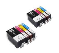 GHJtRs DMYON 920 XL CARTRIDE À L'ENK Compatible avec OFFICEJET 6000 6500 7000 7500 7500A E709 E709C CB051A CB815A CB838A(2 Set)