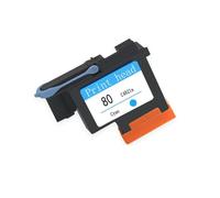 GHJtRs Ensemble de têtes d'impression et de Cartouches compatibles C4820A C4821A C4822A C4823A, Compatible avec Solutions d'impression d'encre HP80 1000 1050c 1055(1 Yellow)