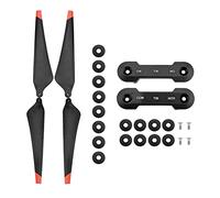 GHJtRs Hélices en fibre de carbone 3820 CW CCW compatibles avec D Agras T30 compatibles avec pince à pagaie en caoutchouc noir et blanc (kit A)
