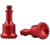 GHJtRs Lot de 2 bâtons à bascule en aluminium compatibles avec joystick compatibles avec 3 Air 2 Air 2S 2 3 Pro Télécommande remplaçable Gris Noir (rouge)
